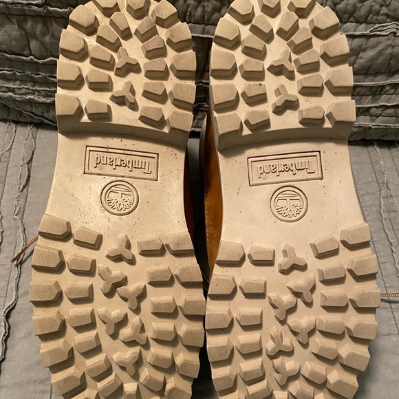 Timberland Tan Nubuck Leather Boots men size 11 - Picture 7 of 8
